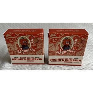 Dr Squatch Limited Edition Drunk'N Pumpkin Soap Two Bars New